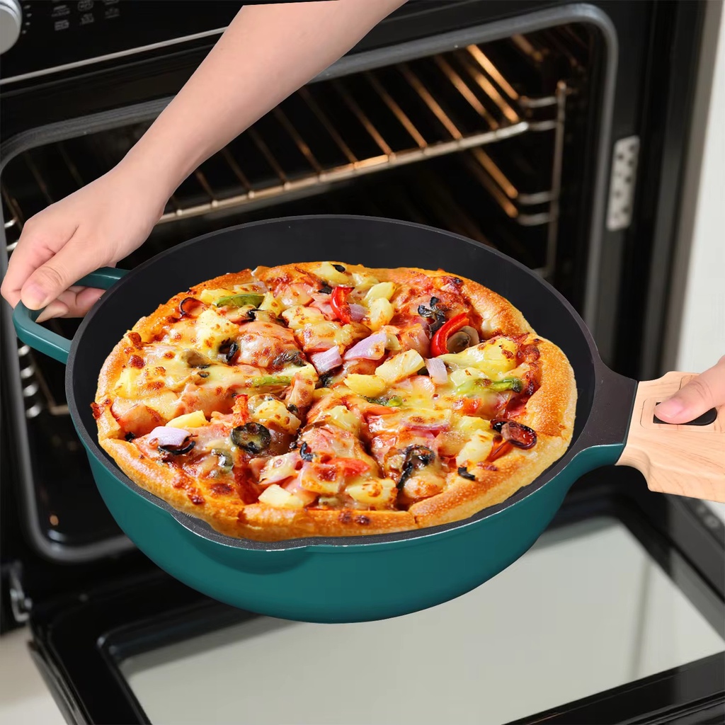 Multi-function cooker pot,non stick frying roasting ,detachable handle,