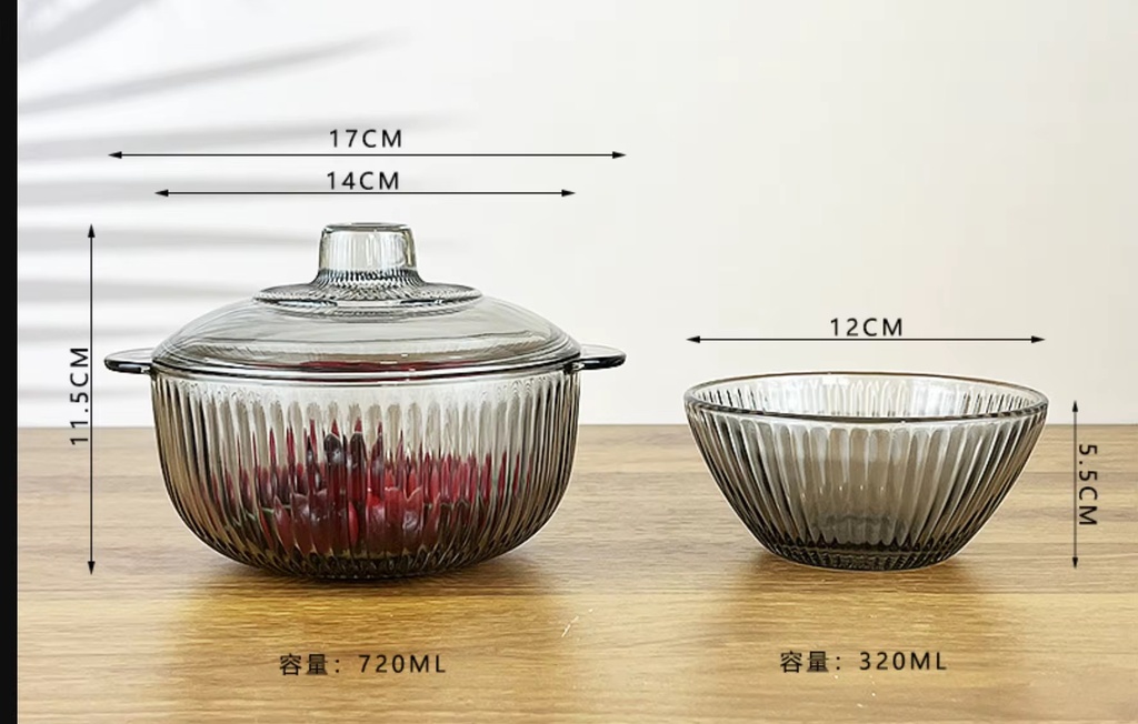 Portable travel tableware with Lid eco friendly modern salad plate and glasses