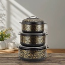 Insulated stainless steel cookwear set