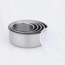 5 pcs lunch box round picnic food sealed stroage containers