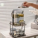 GLASS KETTLE SET WITH TAP LARGE CAPACITY BUCKET