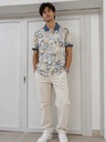 Polo shirt FRANCZIONI/BLUE FLORAL