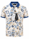 Polo shirt FRANCZIONI/BLUE FLORAL