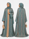 ABAYA PASHIMA LIGHT BLUE