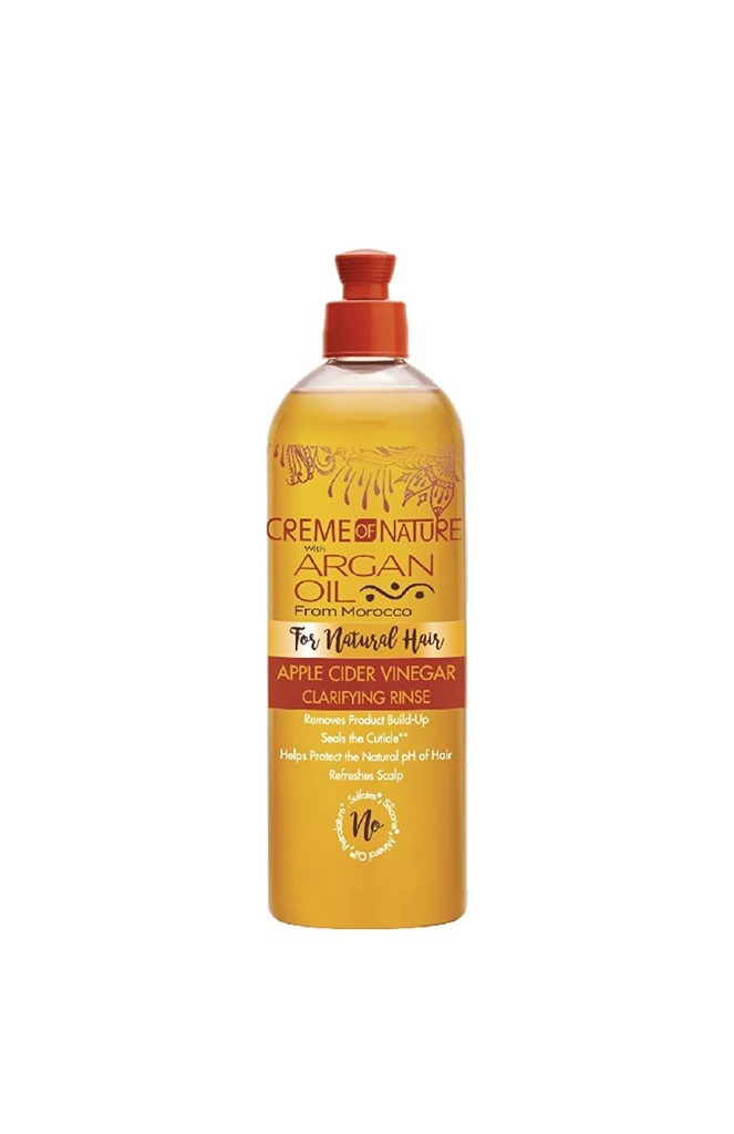 Creme of nature w/argan oil from morocco apple cider vinegar clarifying rinse 460ml