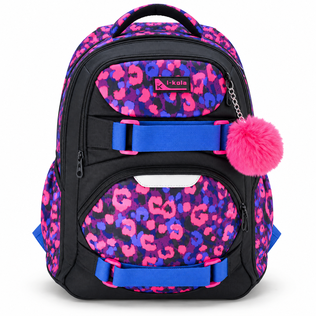 Backpack bag 18 inch Pink and black