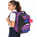 Backpack bag 18 inch Pink and black