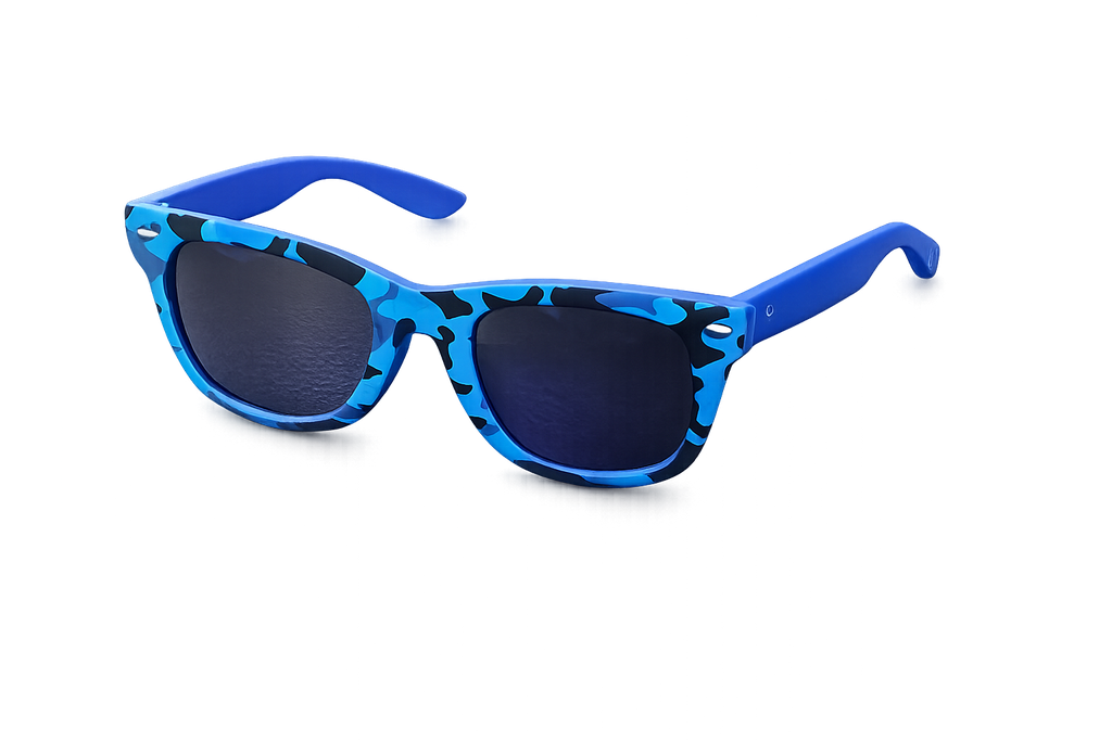 28455JNR blue kid lunettes