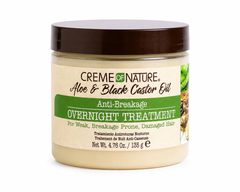 Creme of nature aloe black castor oil anti-breakage treatment 4.7oz(CON00130)
