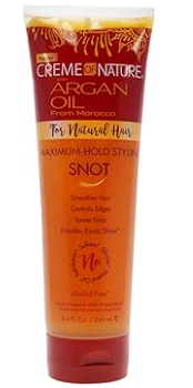 Creme of nature w/ argan oil from Morocco for natural hair flexible styling SNOT 248ml