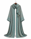 ABAYA PASHIMA LIGHT BLUE