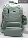 Sac à dos vert menthe avec trousse /2 pcs