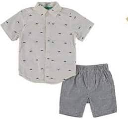 [KID0000003] CARTER'S Polo Shirt & Short Set (KID0000003)
