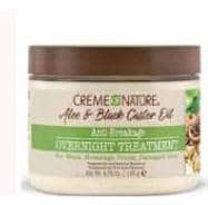 [CON00130] Crème de nature aloès huile de ricin noir traitement anti-casse 4,7oz(CON00130)