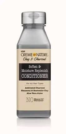 [CON42808] Crème de la nature Après-shampoing à l'argile et au charbon 355 ml