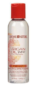 [CON24442] Creme of nature w/ argan oil heat defense smooth & shine polisher 118ml