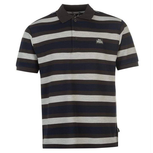 LONSDALE LION Striped Polo Shirt (TS0039)