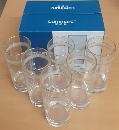 [E5880]  Luminarc 6pcs gobelet 290ml (E5880)
