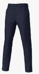 Pantalon mono couleur 11 / bleu foncé 60 laine, 40% opoly