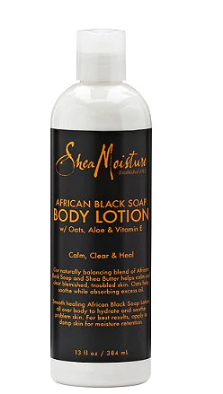 [SMAB4] Lotion pour le corps au savon noir africain Shea Moisture 384 ml