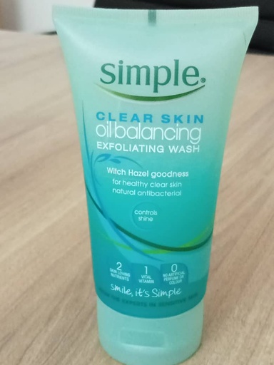 [SIM007] Gel nettoyant pour le visage rafraîchissant SIMPLE, doux pour la peau150ml