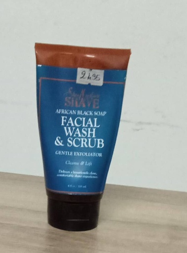 Shea butter facial wash & scrub 118ml