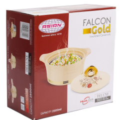 [ASIHP01129] ASIAN CSRL FALCON GOLD 3 PCS 1.5,2.5,3.5L
