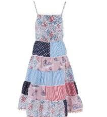 Multicolored patchwork dress(Kid00000030)