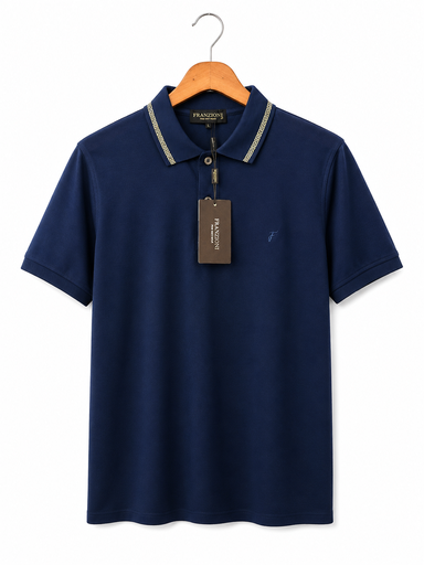 POLO SHIRT FRANZIONI BLEU MARINE