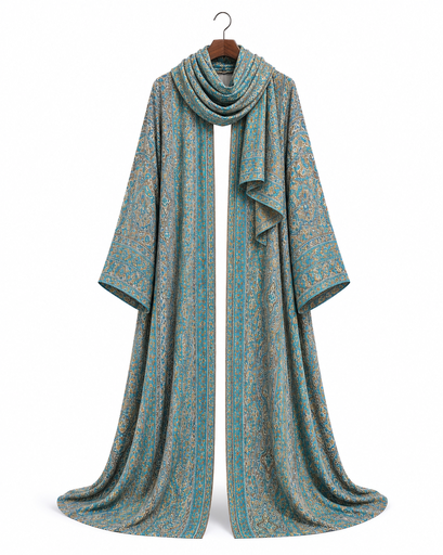 [ABAYAPASHIMA2026/LIGHT BLUE] ABAYA PASHIMA LIGHT BLUE